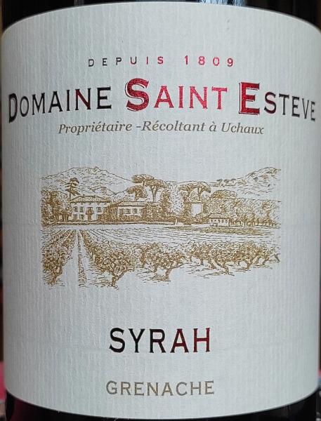 Chateau Saint Esteve Syrah Grenache 2020, AOC Cotes du Rhone, Rotwein, trocken, 0,75l